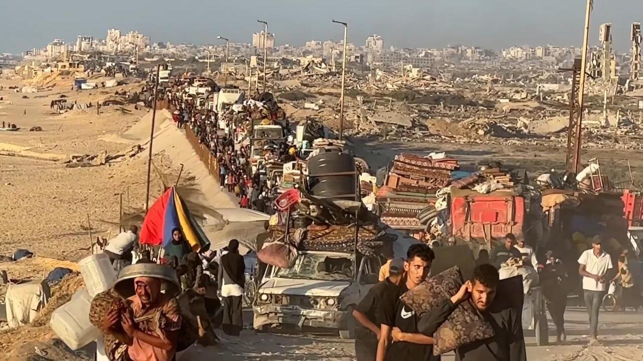 سكان مدينة غزة ينزحون نحو المجهول مع بدء الجيش الإسرائيلي عملية "عربات غدعون 2"