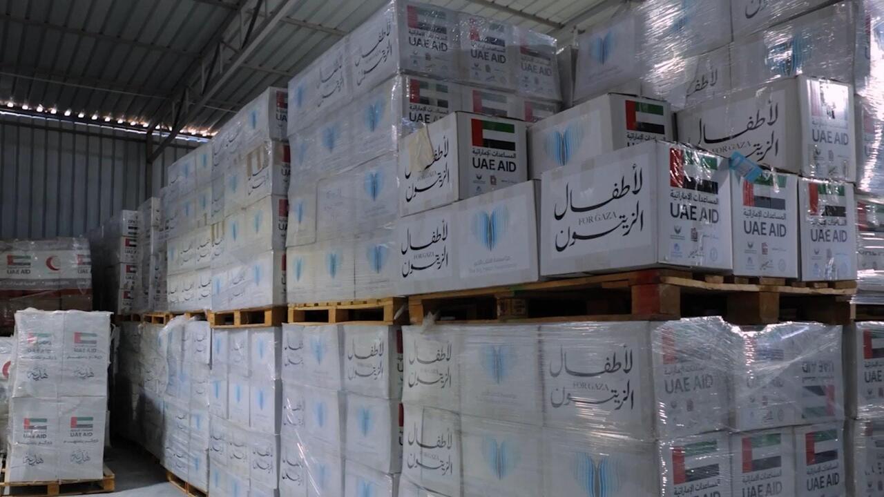  قافلة مساعدات إماراتية جديدة تدخل إلى غزة ضمن "الفارس الشهم 3"