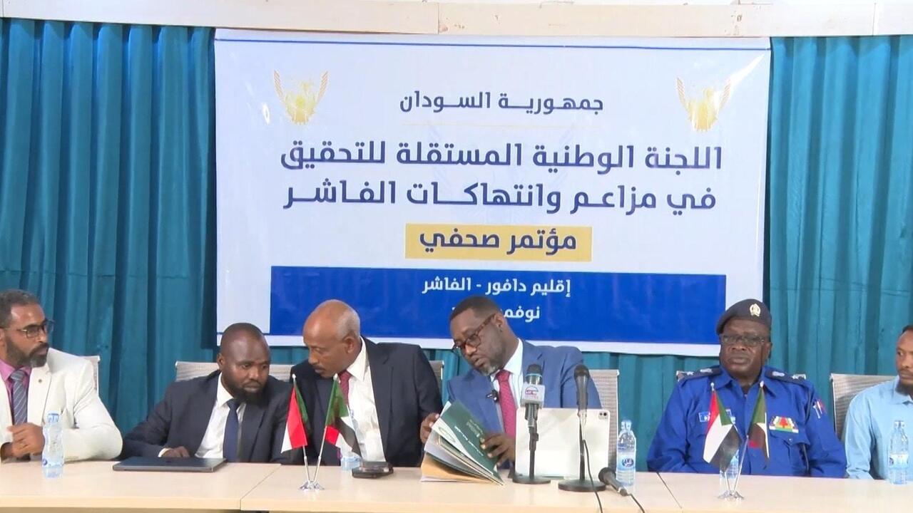 لجنة التحقيق في مزاعم وانتهاكات الفاشر تعلن القبض على أبو لولو و"استجوابه" 