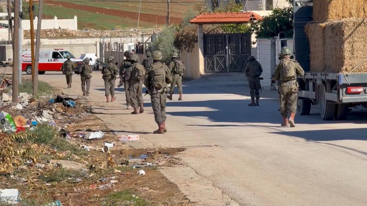 لقطات للعملية العسكرية الإسرائيلية الواسعة في طوباس شمال الضفة