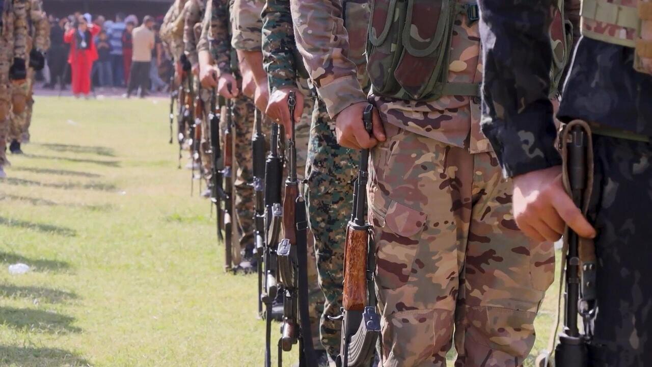 عرض عسكري لقوات قسد في الرقة بمناسبة الذكرى الثامنة لتحرير المدينة السورية من داعش