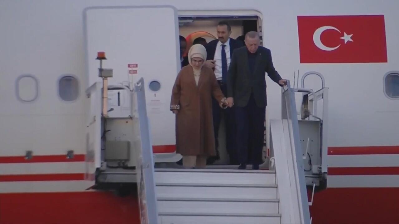 الرئيس التركي أردوغان يصل إلى جوهانسبرغ للمشاركة في قمة العشرين
