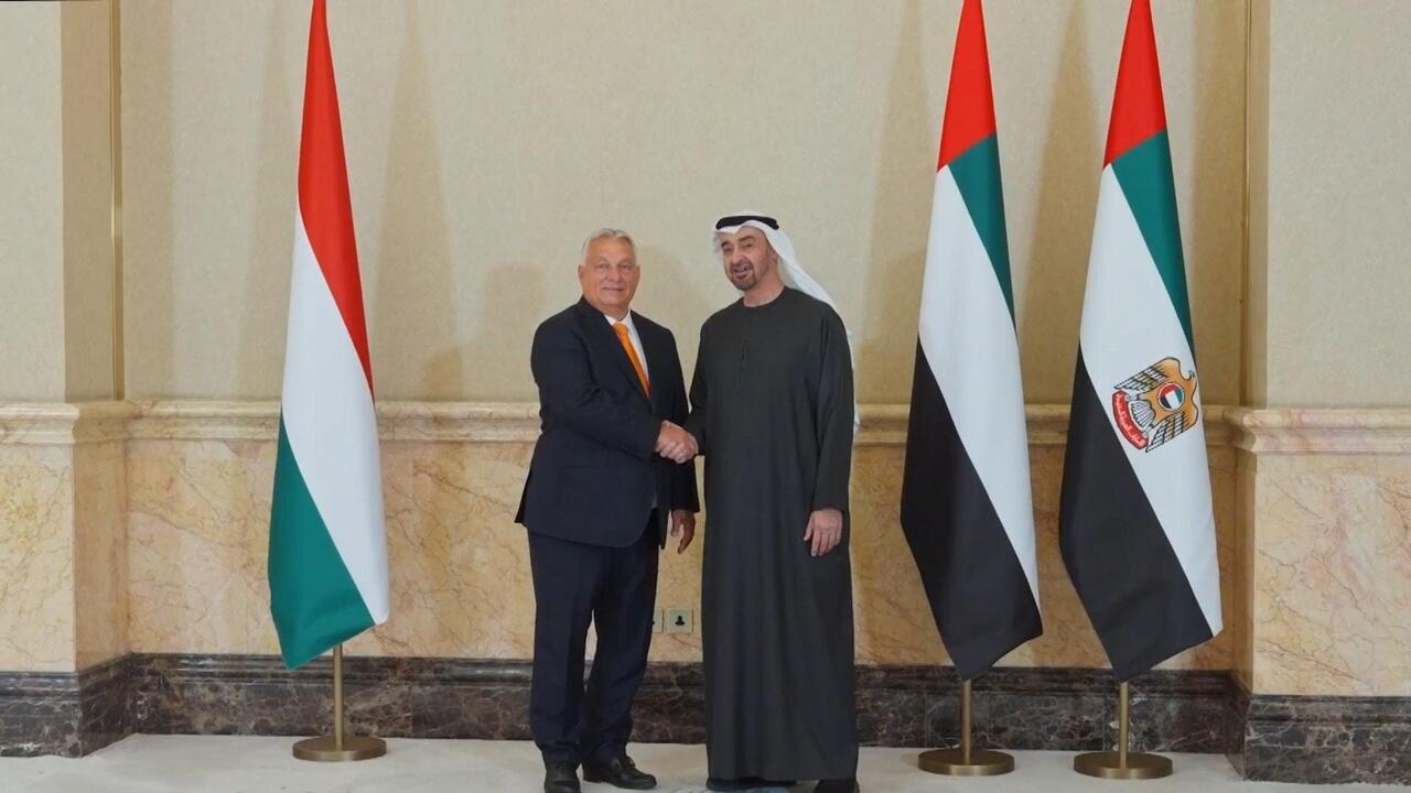 الرئيس الإماراتي ورئيس وزراء المجر يبحثان في أبوظبي علاقات التعاون بين البلدين
