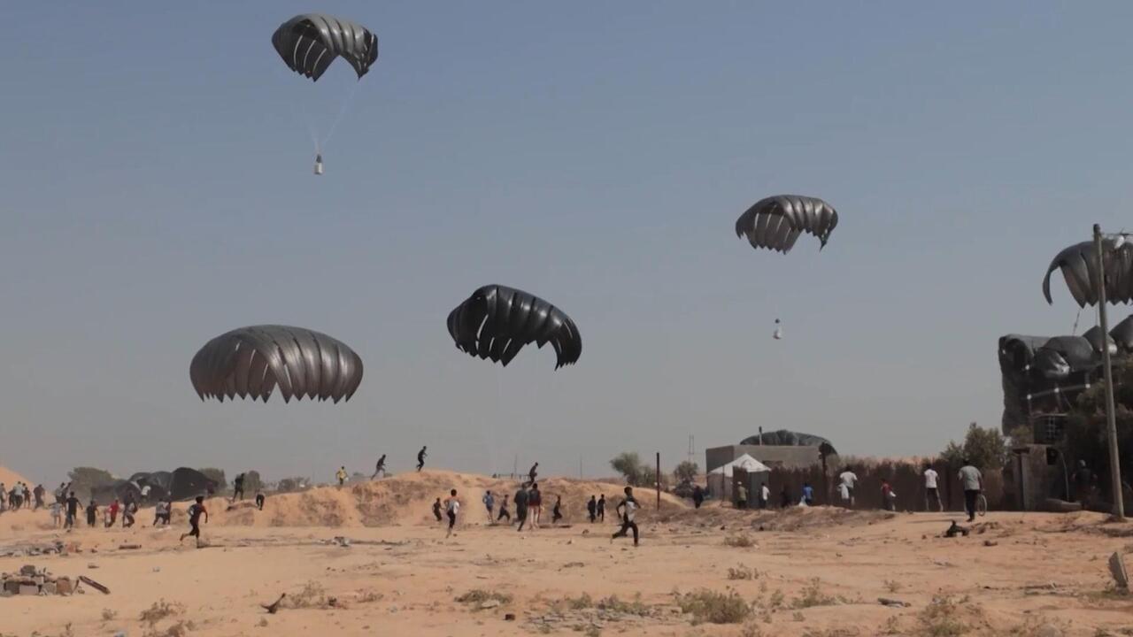 طيور الخير... الإمارات تنفذ الإنزال الجوي الـ73 للمساعدات في غزة ضمن عملية الفارس الشهم 3