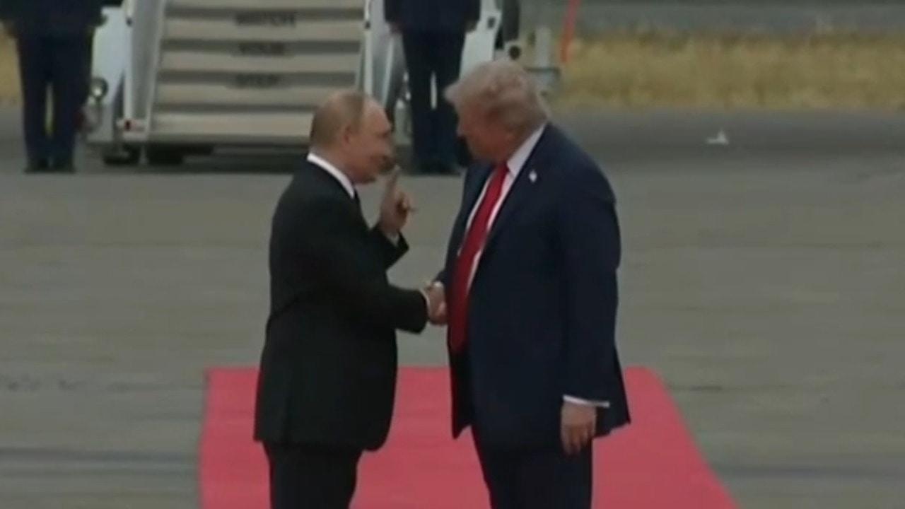 THAT handshake - Putin and Trump face-to-face in Alaska