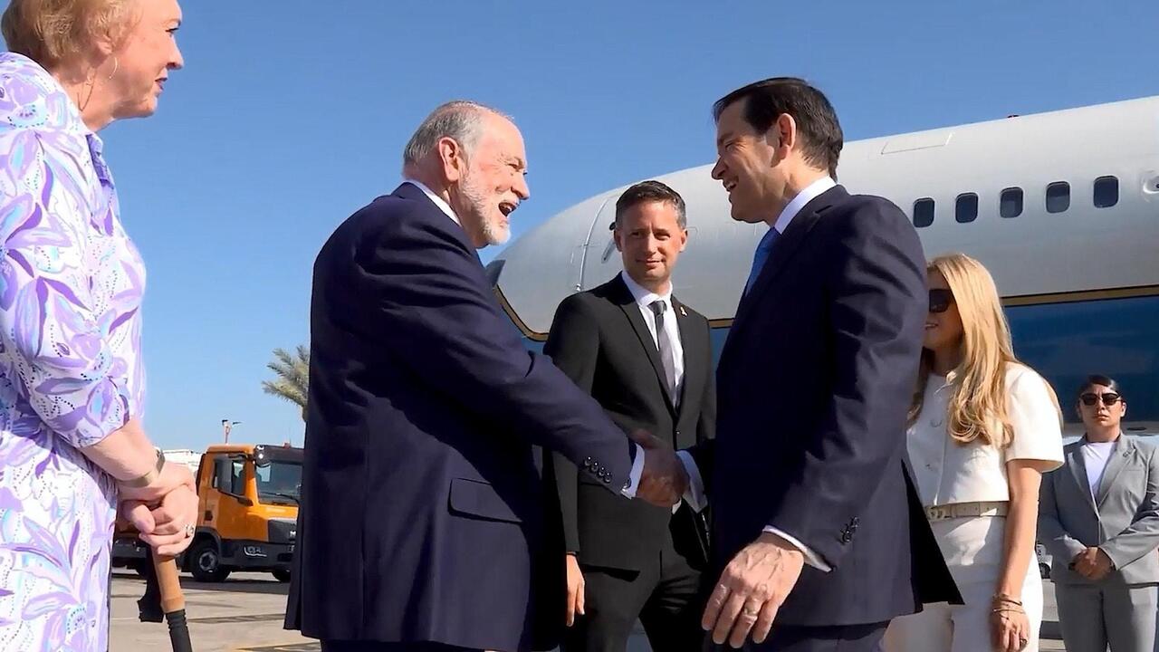 Middle East tensions - Rubio touches down in Israel after strike on Doha