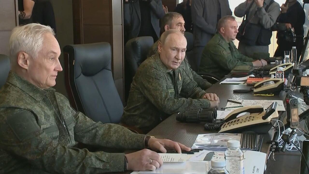Putin at Zapad 2025 - Russian leader dons army fatigues for joint drills with Belarus

