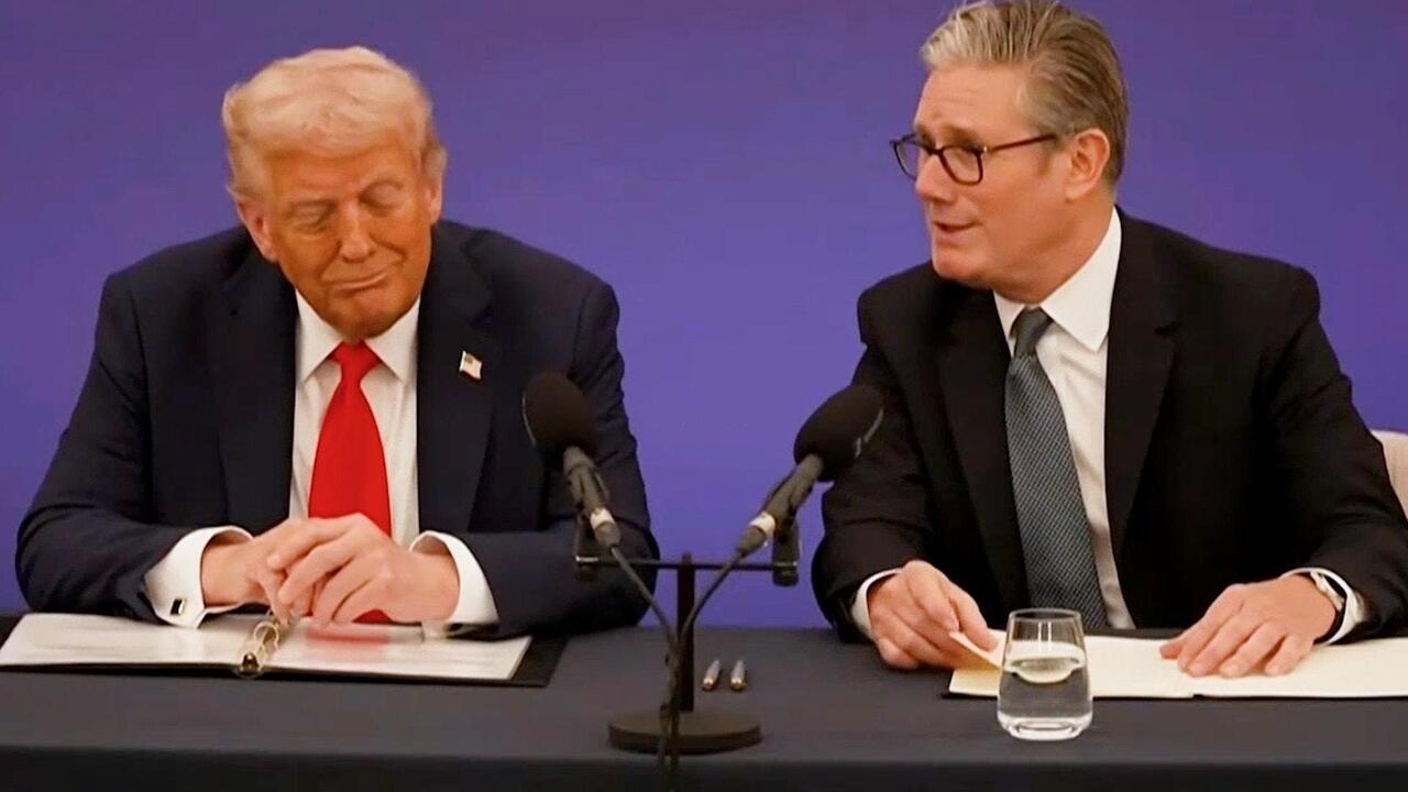 Thank you Donald! - Starmer gushes as Trump signs Britain's 'biggest' investment package
