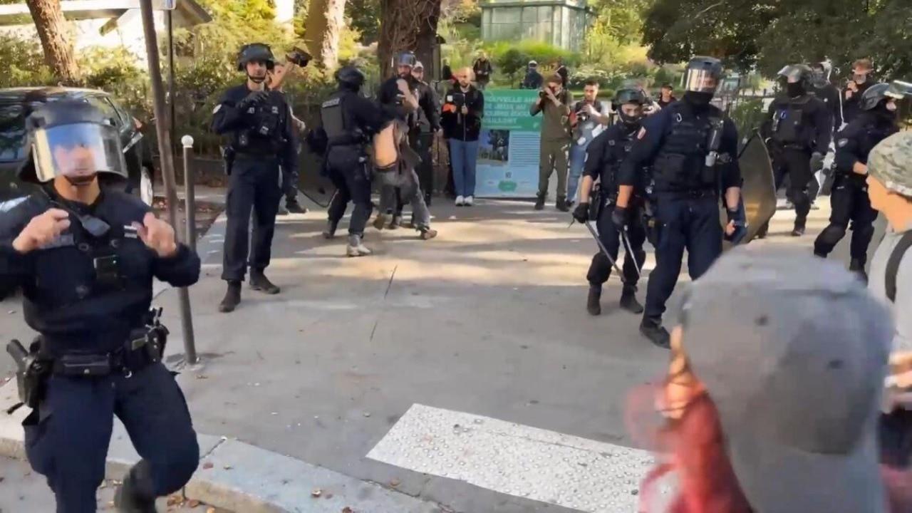 Detentions in Paris - 15 arrested as hundreds join nationwide strike against austerity

