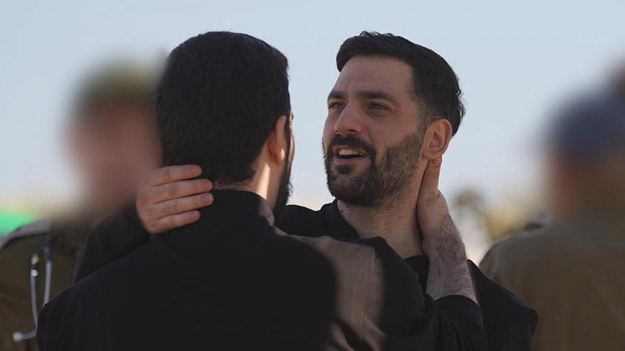 Brothers in arms - Twin hostages Gali and Ziv Berman seen hugging 