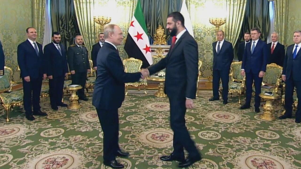 We're guided by interests of Syrian people, not politics - Putin meets Al-Sharaa

