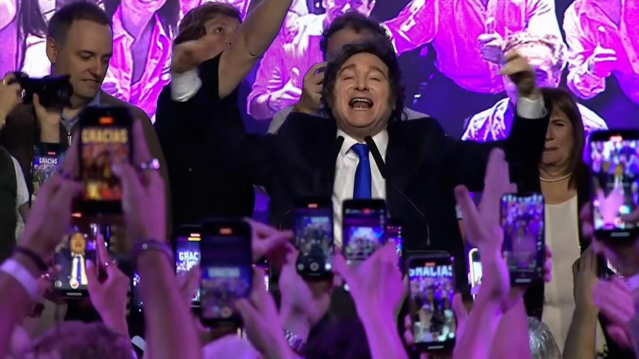 'Argentinians don't want to return to the past' - Milei hails party landslide election win