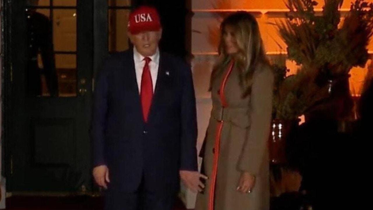 First Lady gets spooked! Trump FAILS to grab Melania's hand at White House Halloween party