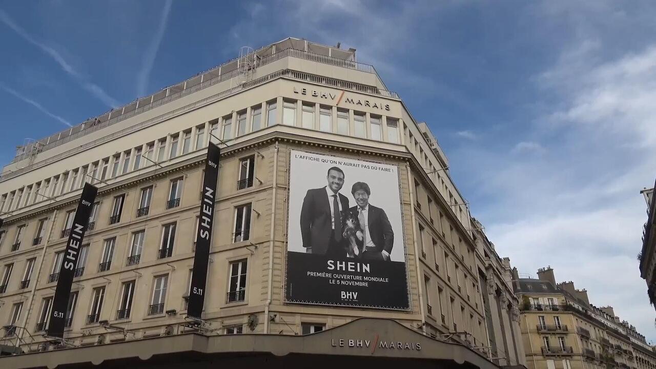 Shein showdown - Landmark store opens as Macron bans site over 'childlike sex dolls'