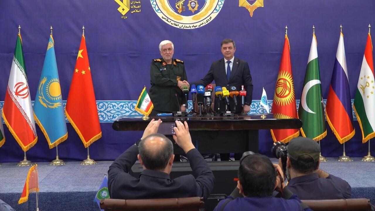  إيران تنظم تمرينا مشتركا لمكافحة الإرهاب لدول منظمة شانغهاي للتعاون بحضور قيادات دولية