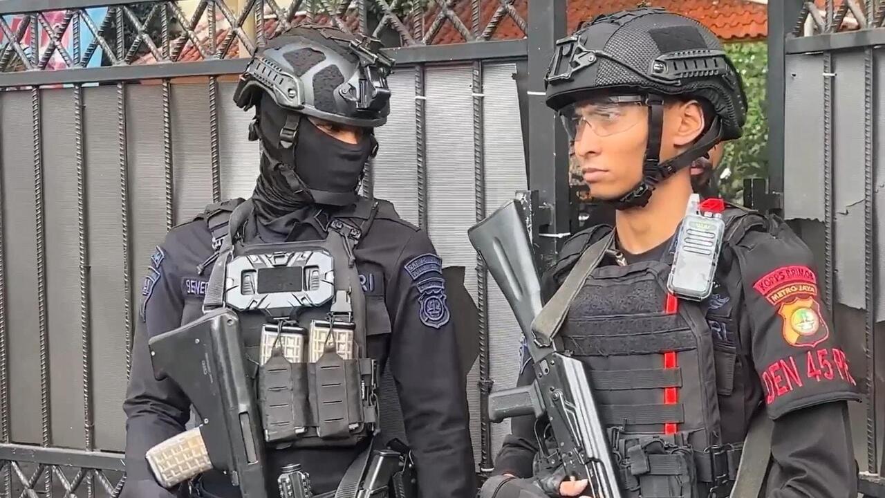 Mosque blast - 'At least 50 injured' in explosion in Jakarta
