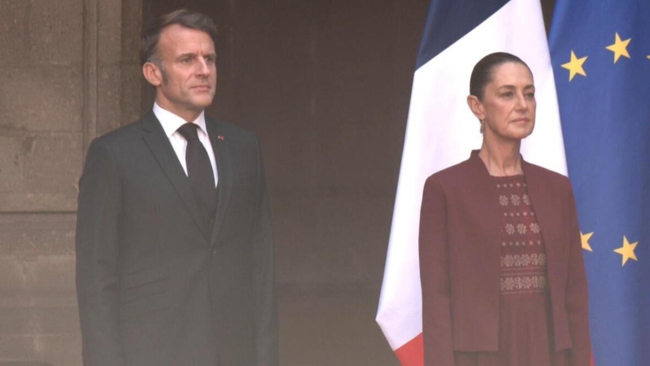 First visit in 11 years - France's Macron meets Sheinbaum in Mexico City for trade talks

