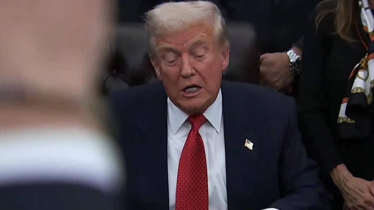 No questions, Mr President?! Trump keeps quiet as new Epstein emails row rages
