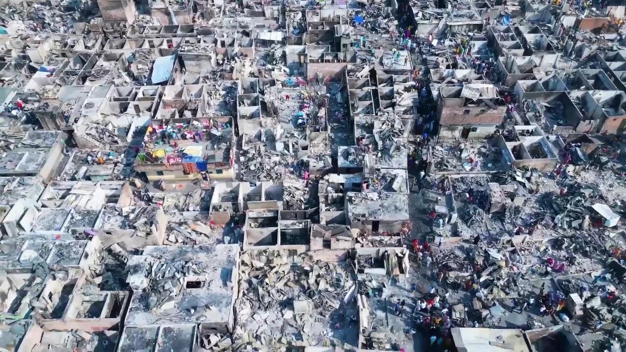 Aftershock - Charred remains of Bangladesh’s Korail following major blaze

