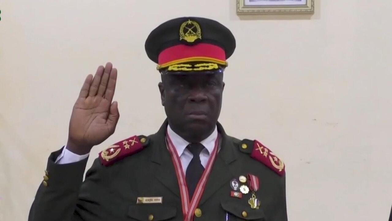 Military takes command - General sworn in as leader of Guinea-Bissau following coup
