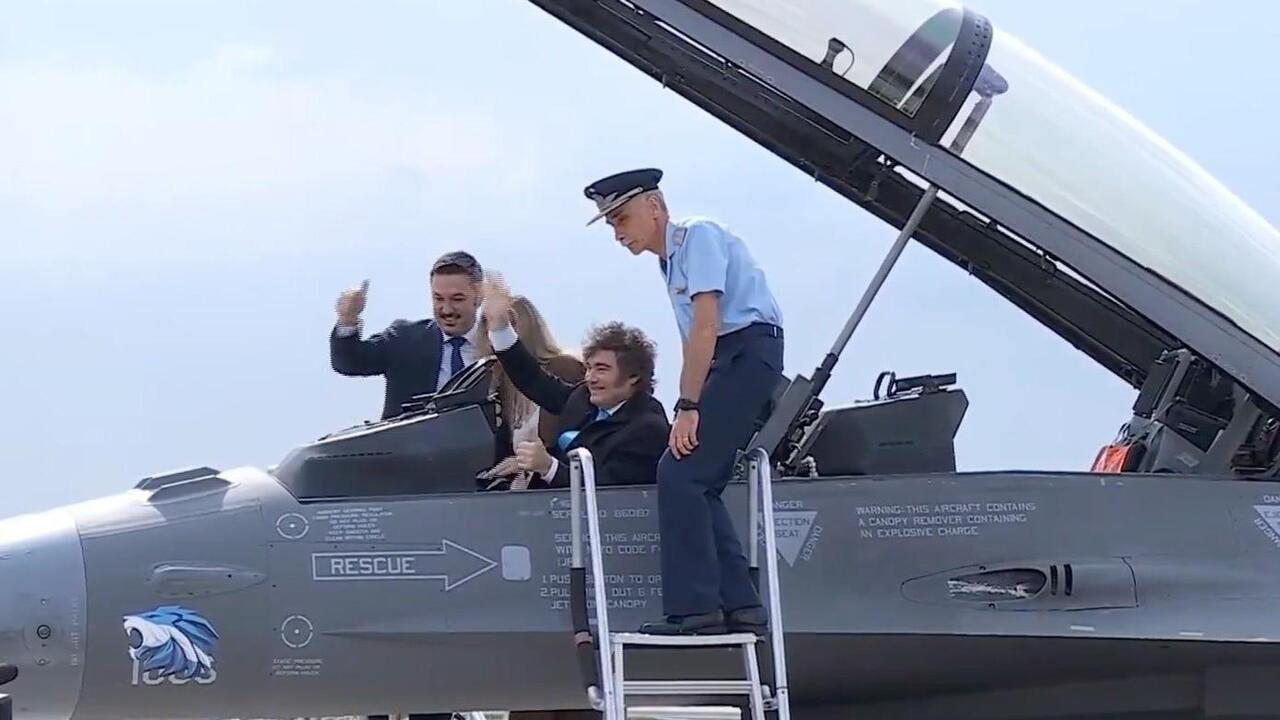 Guardian angels of Argentine skies - Milei unveils first squadron of Denmark's F-16 jets 