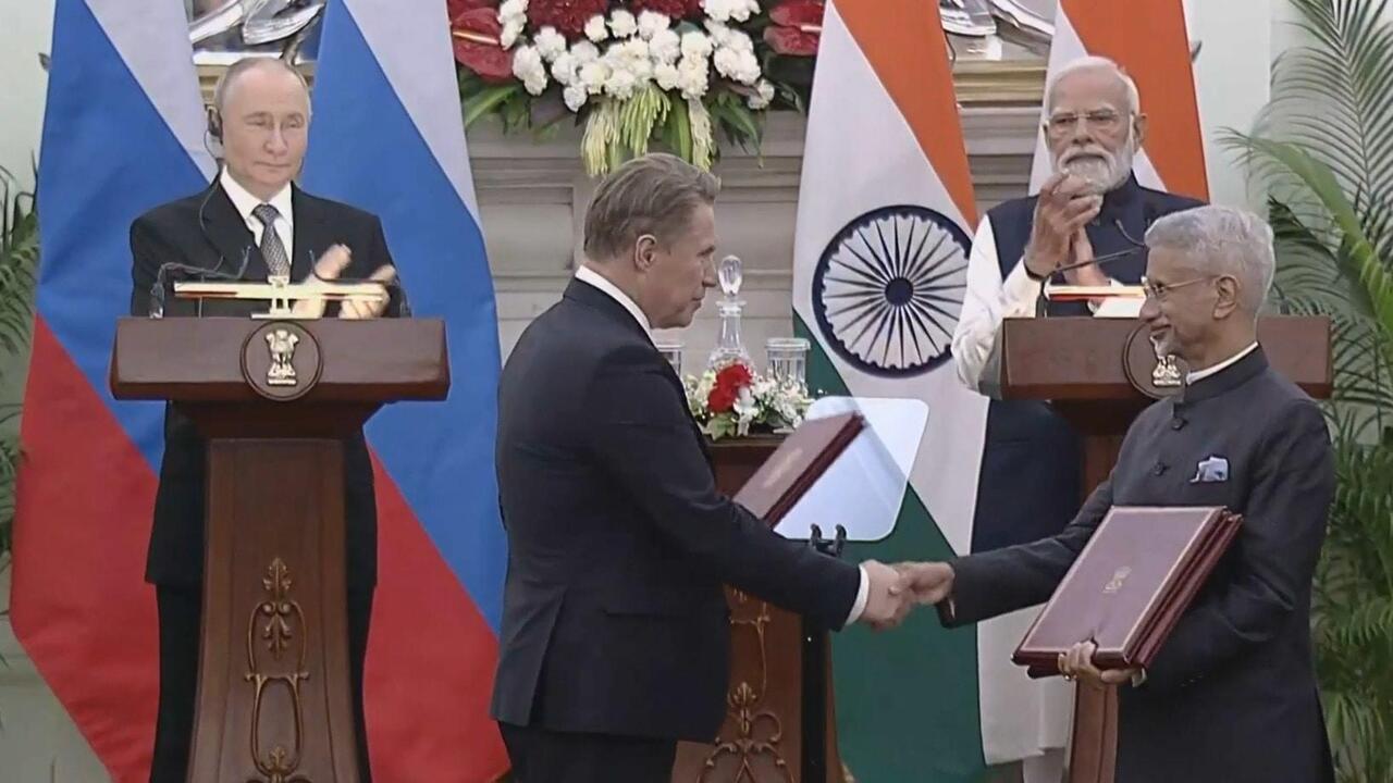 Seal the deals - Russia, India strike key agreements following Putin-Modi talks 

