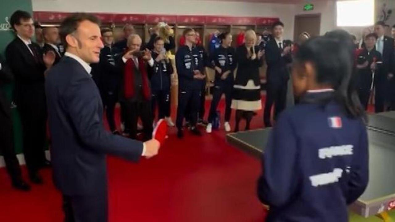 Ping me later, Xi! Macron joins Olympic medallist for table tennis showdown in Chengdu 