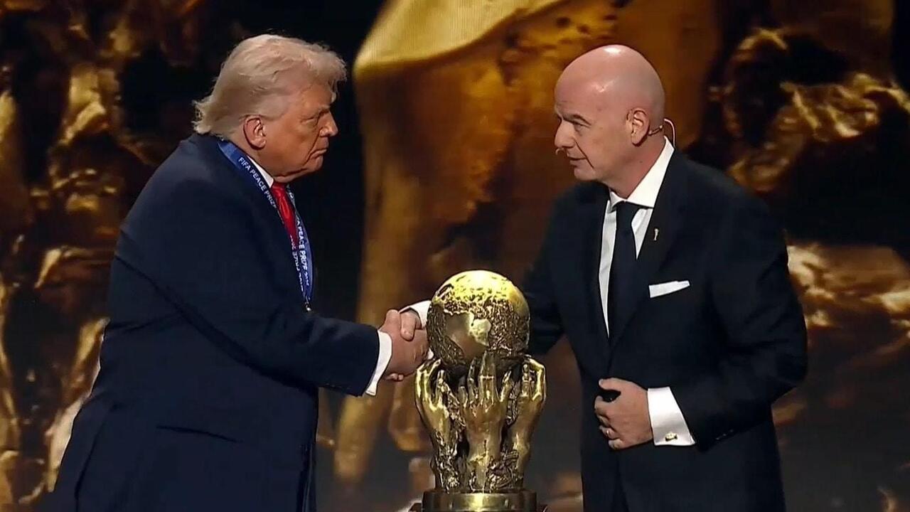It's not the Nobel... but it counts! Trump receives FIFA 'peace prize'

