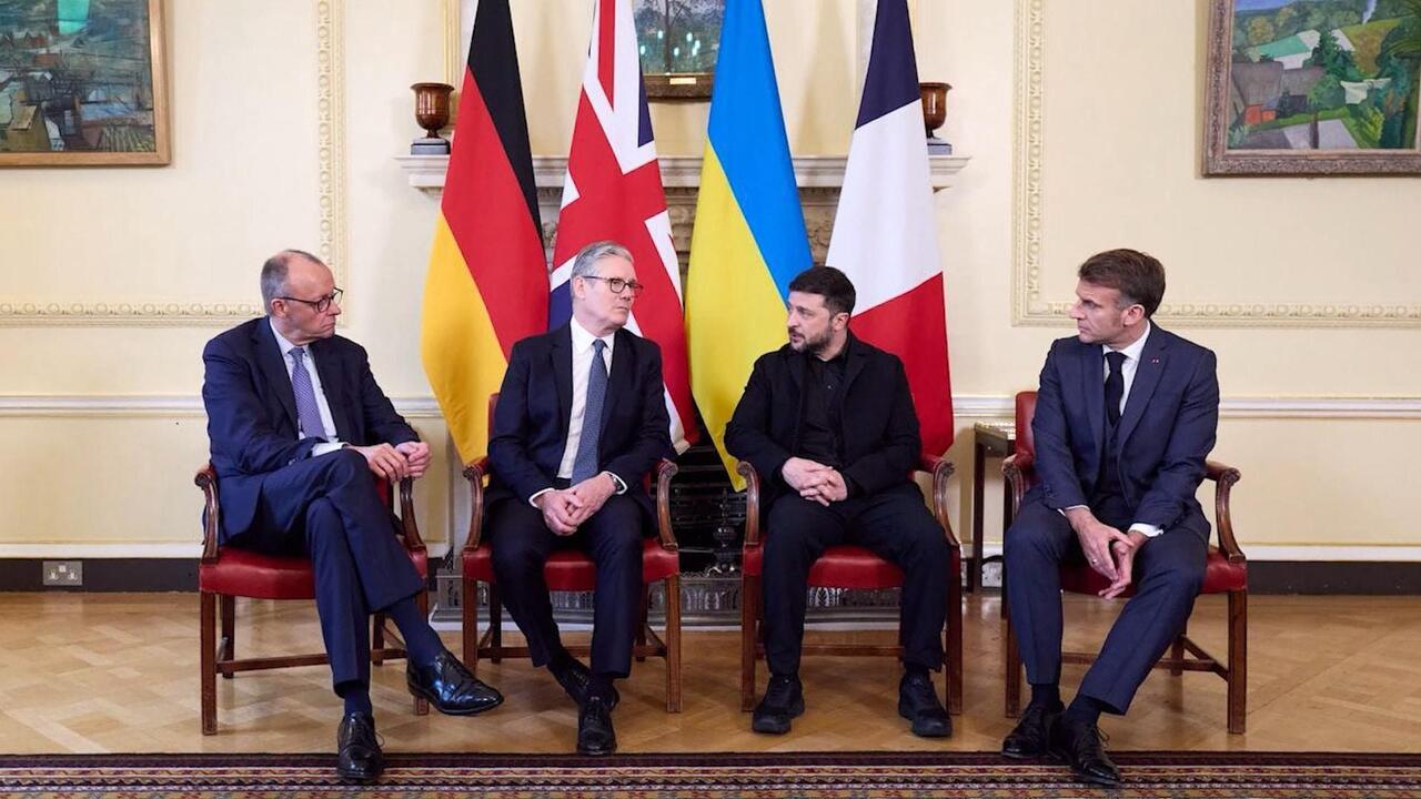 And then there were four - Merz, Starmer, Zelensky, Macron hold crisis talks

