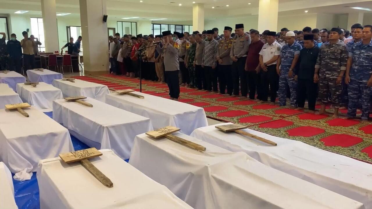 Terra Drone blaze - Mass funeral as 24 bodies recovered after suspected battery explosion
