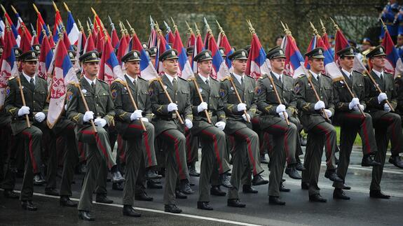 Serbia stages largest military parade in history