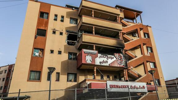Live from Nasser Hospital in Gaza
