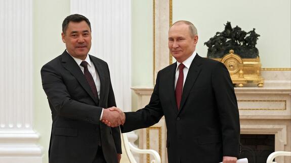 Putin and Japarov hold official talks in Bishkek - HB