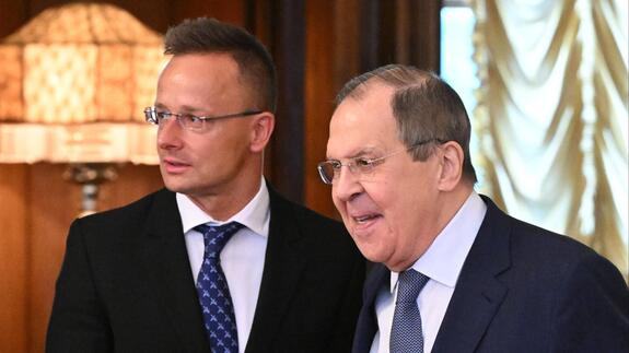 Russian FM Lavrov meets Hungary's Szijjarto