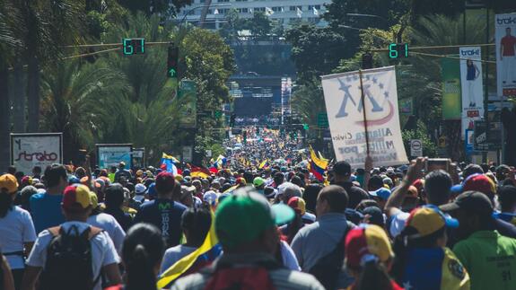 Caracas protests against Machado's Nobel at 166th anniv of Battle of Santa Ines