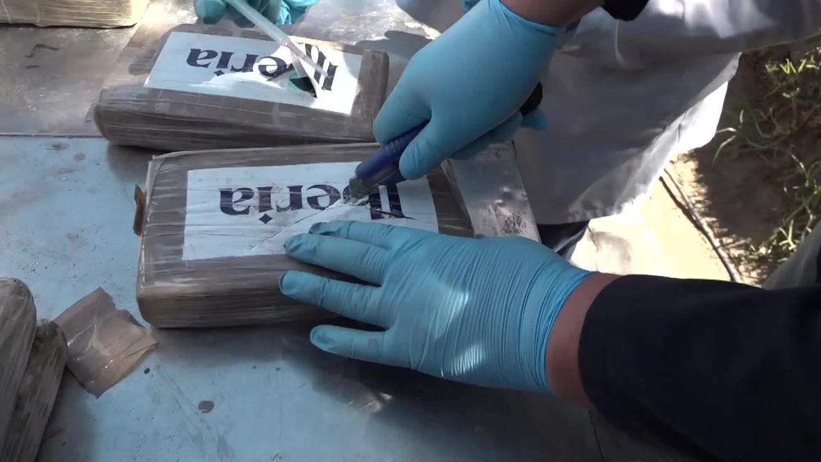 Ecuador destroys 21 tonnes of cocaine in largest drug seizure in ...
