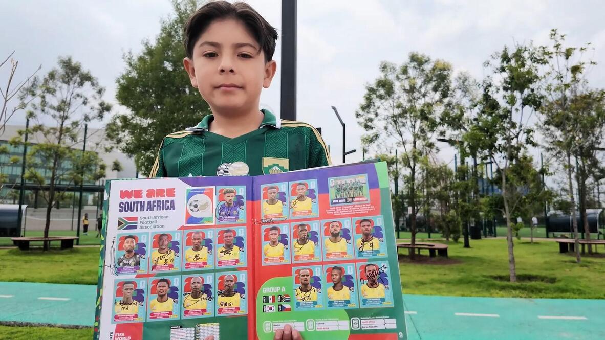 All signed up! - 11-year-old 'Lucho' collects signatures from all 26 South  Africa players ahead of World Cup | Video Viory