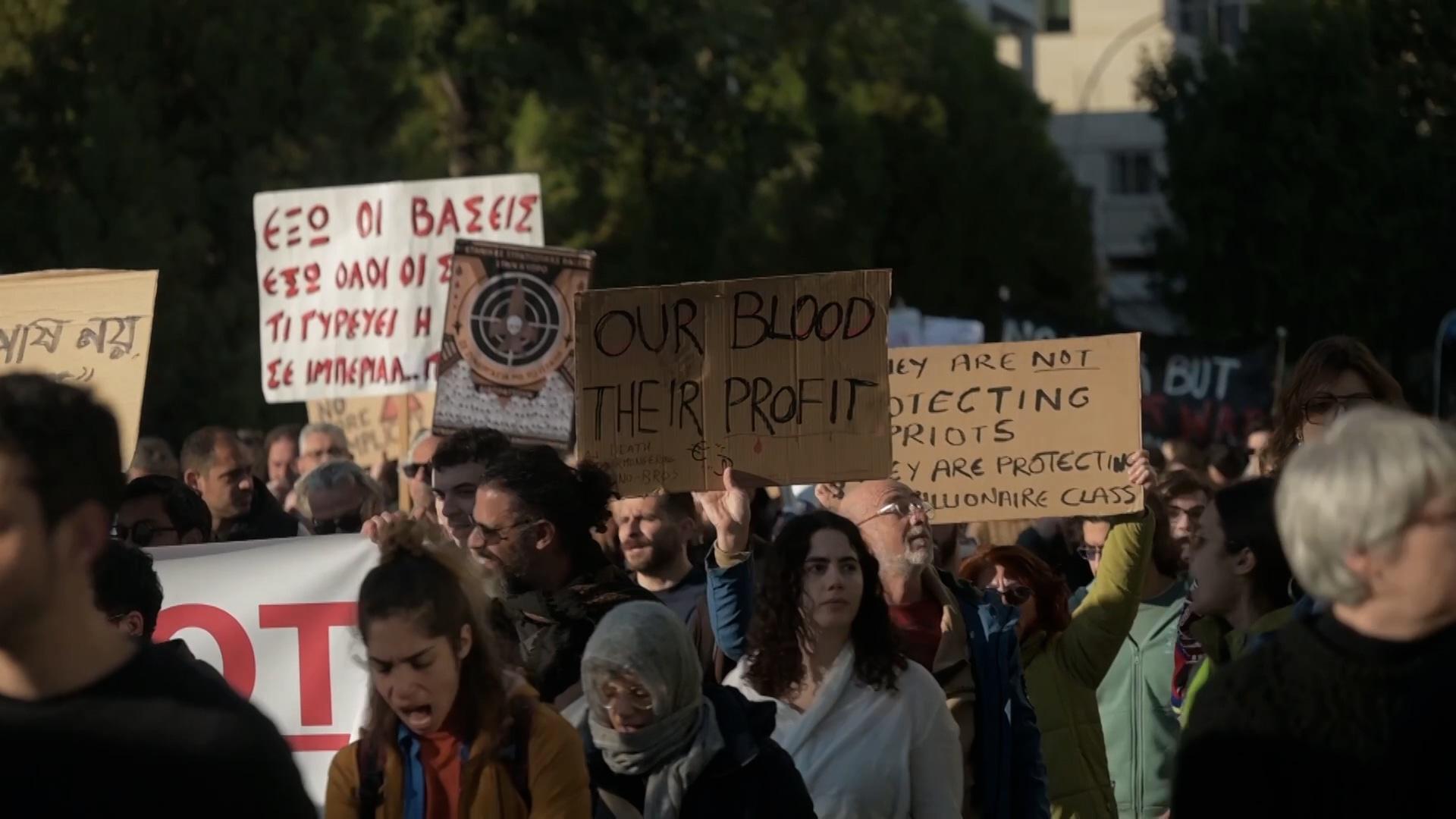 'Cyprus turned into a launchpad for terror' - Protesters accuse UK of ...