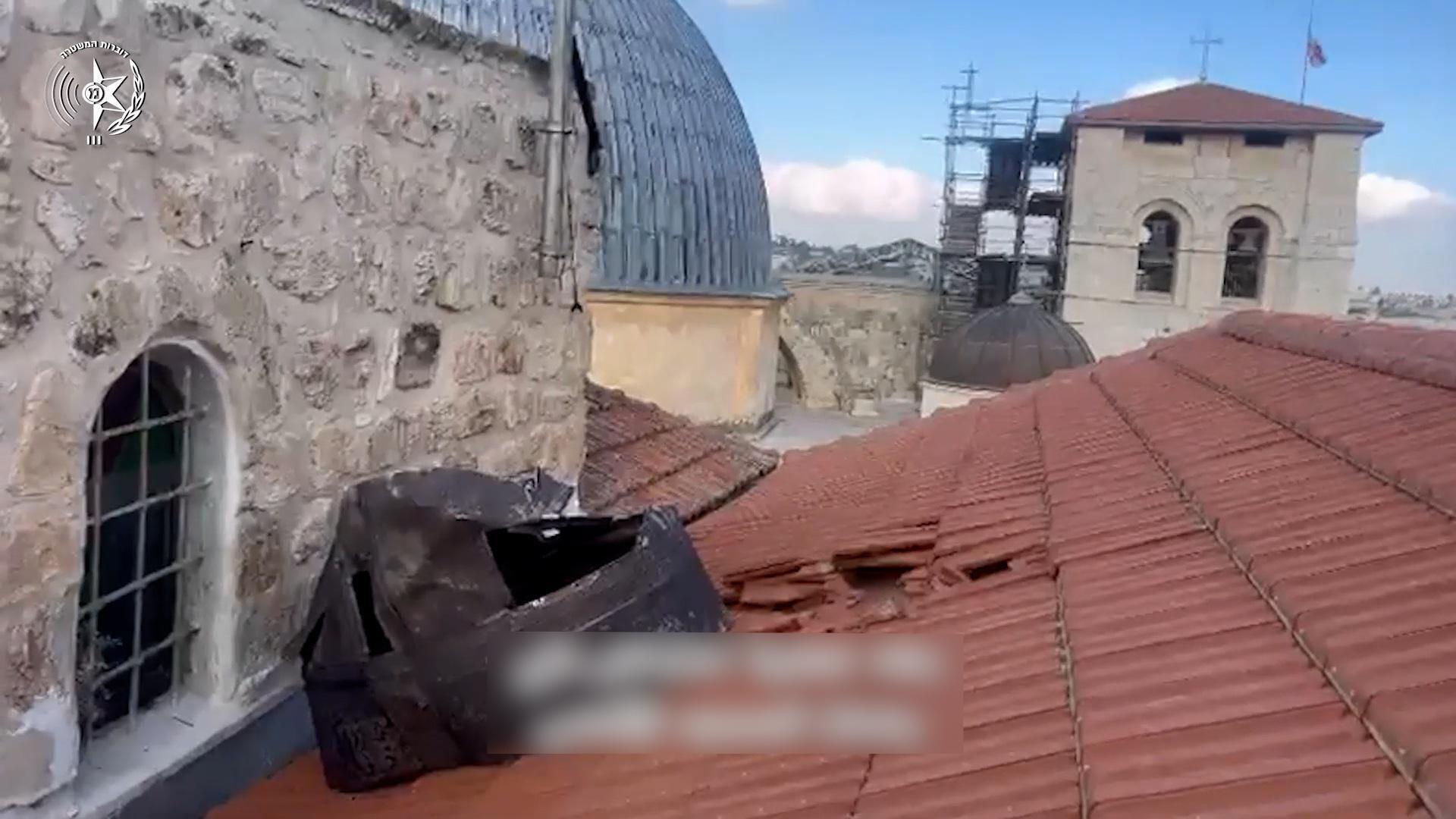 Shrapnel among the holy sites - East Jerusalem in lockdown after ...