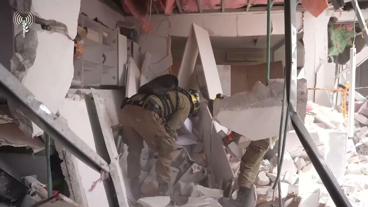 Home Front Command responders at site following recent attack in ...
