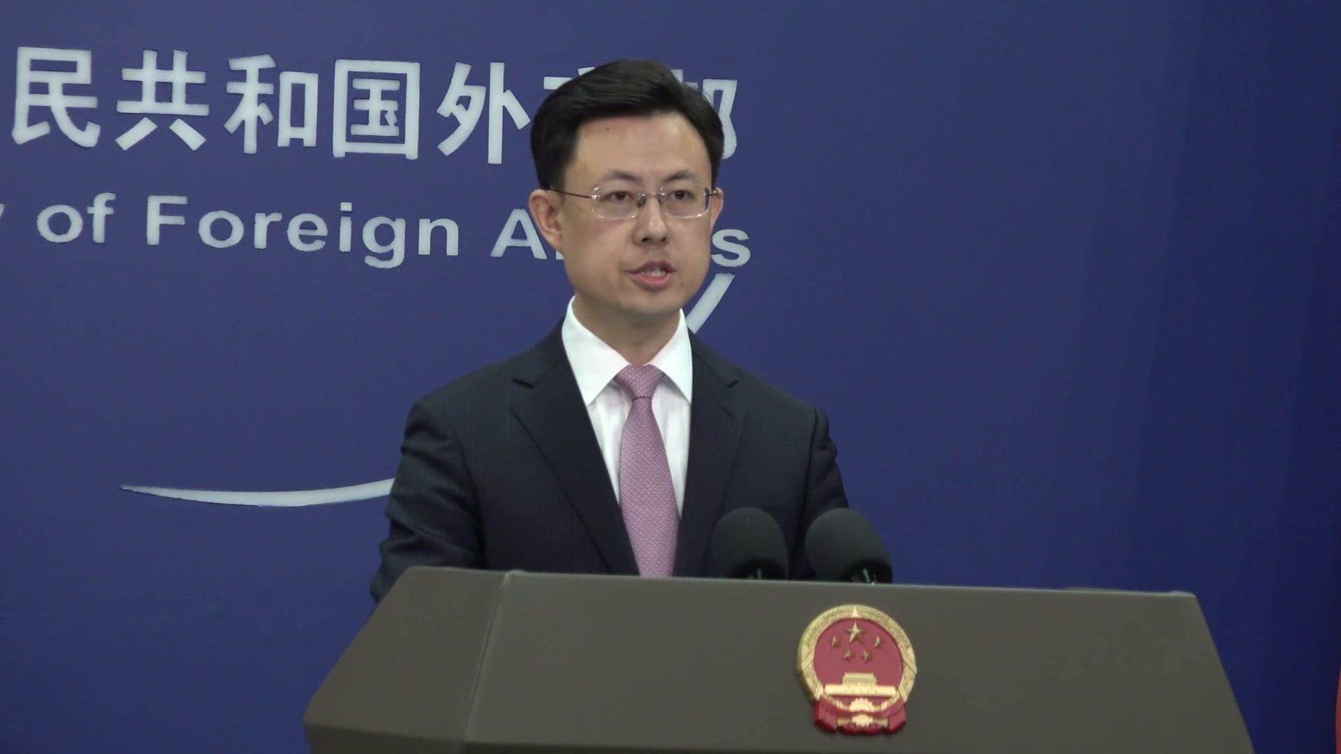 'No basis in international law' - China blasts US sanctions threat over ...