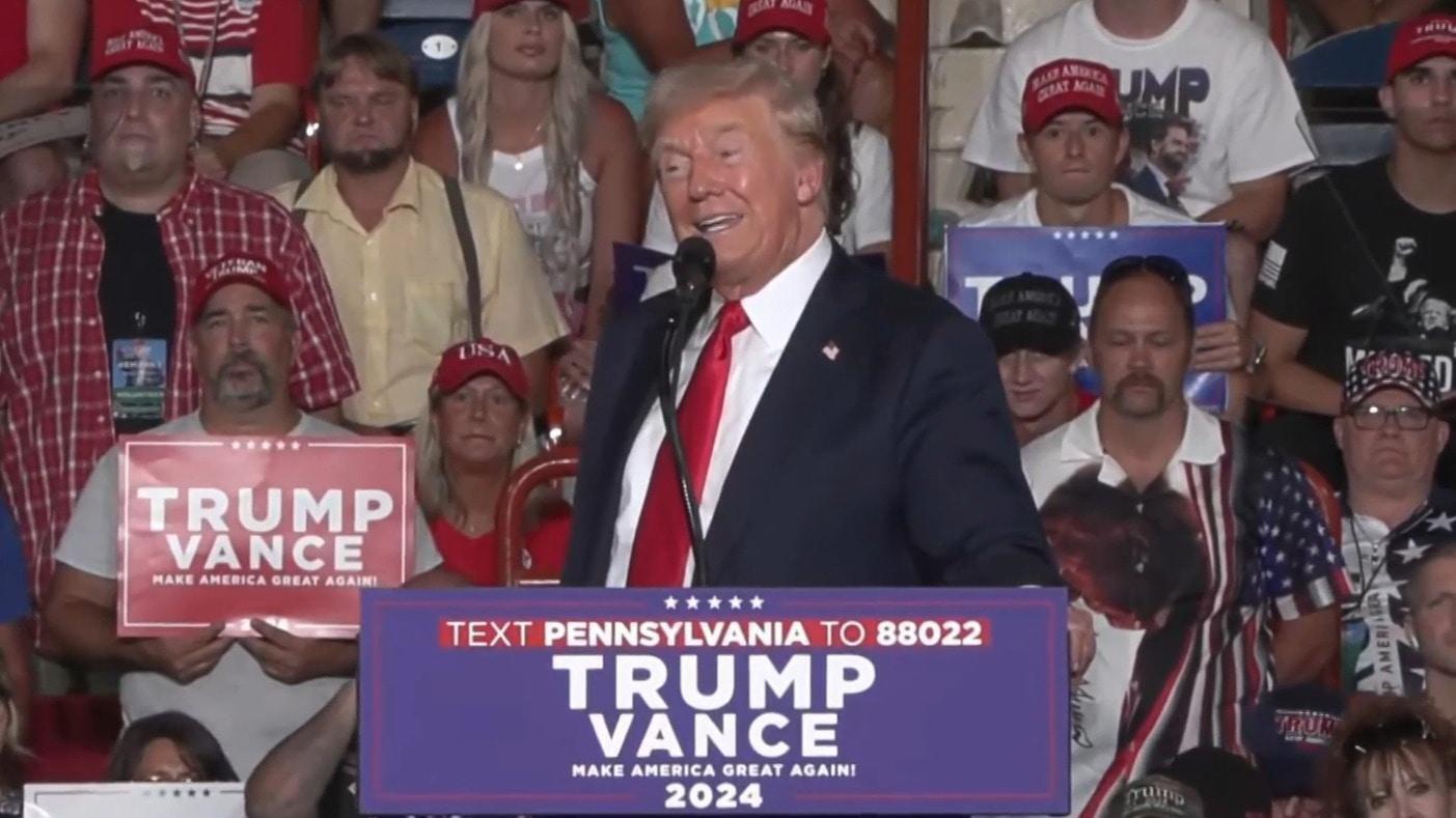 Guess who's back! Trump in Pennsylvania for first rally since Butler ...