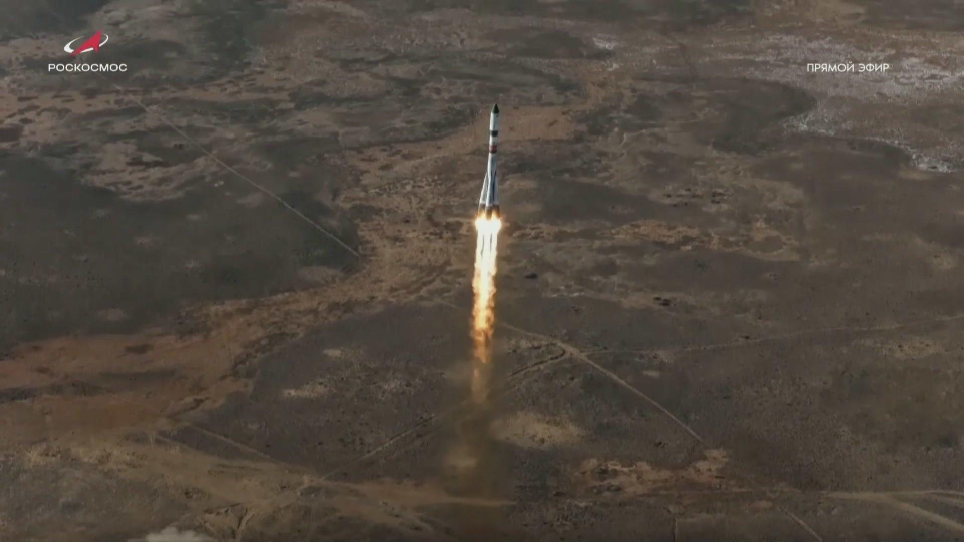 Cargo on course - Soyuz-2.1a lifts off from Baikonur with Progress MS ...