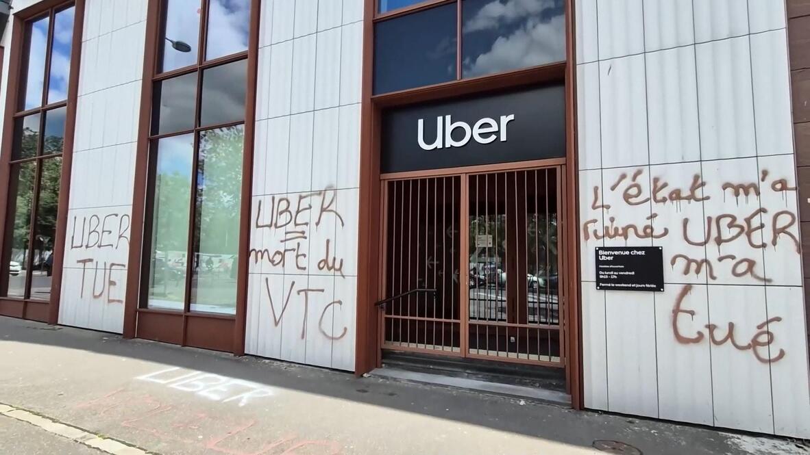 'We're treated like slaves!' - Uber office vandalised as angry ...