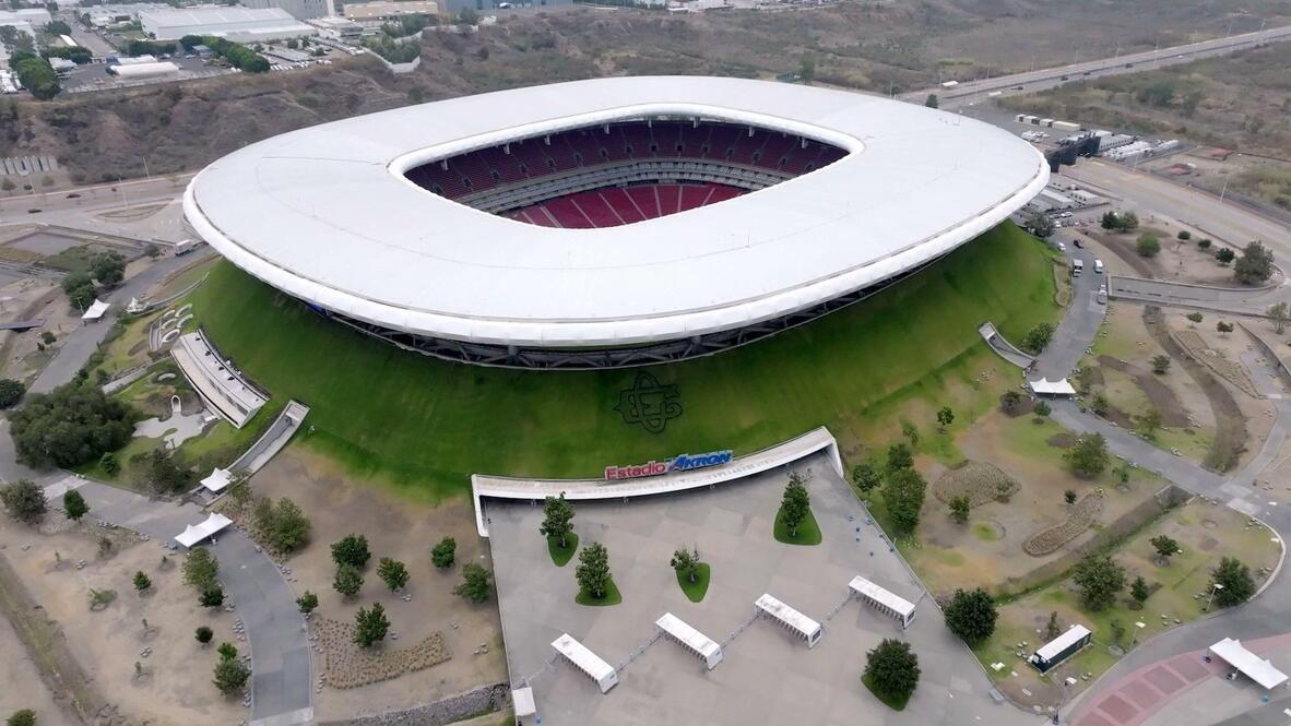 Final touches! - Akron Stadium's World Cup transformation takes shape ...