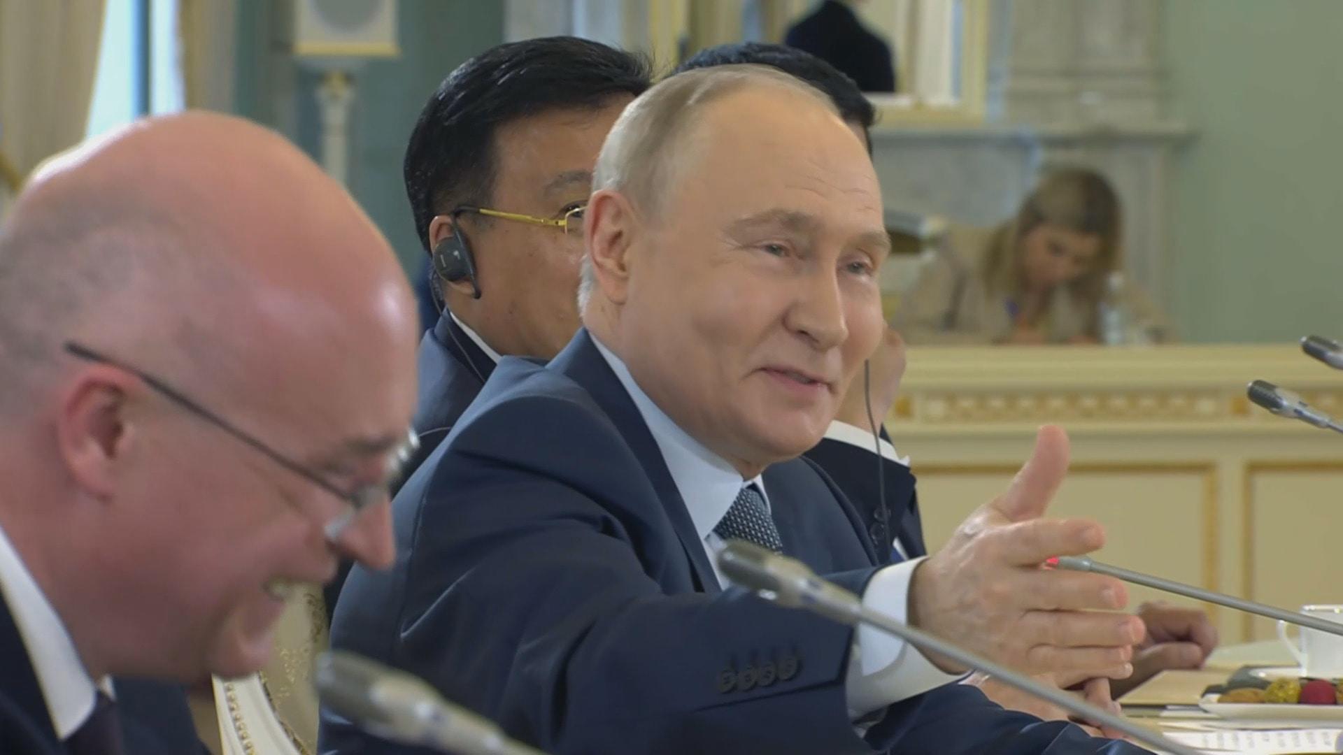 'You're not here for an interrogation!' – Putin tells German journalist ...