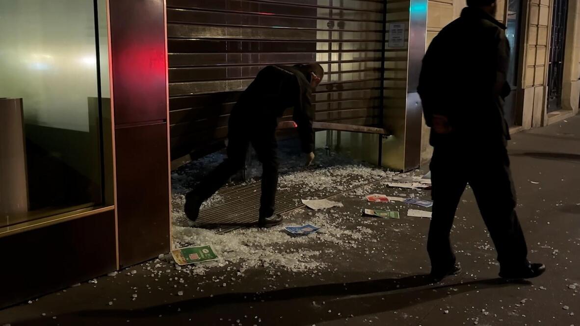Crashin' fashion! - Galeries Lafayette SMASHED UP as looters hit ...