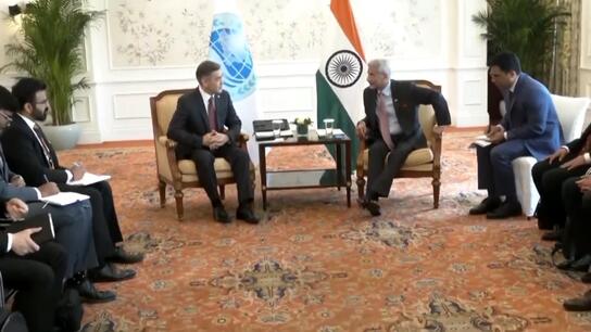 'Open exchange of views and perspectives' -  Indian FM meets with SCO chief in Beijing