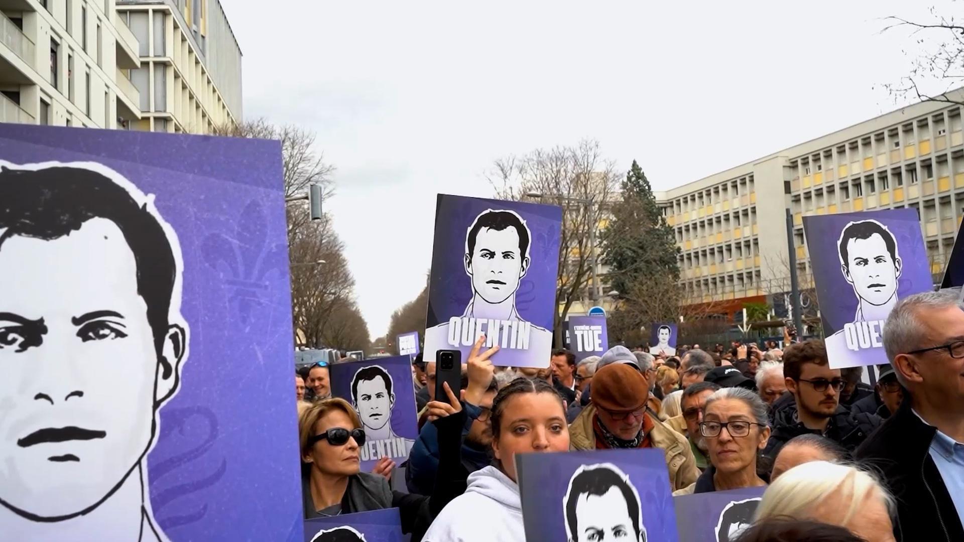 'Hatred is deadly' - Thousands march in Lyon to honour slain 23-year ...