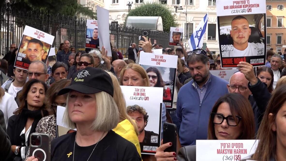 'It seems the hostages are forgotten' - Rome's Jewish community rallies ...
